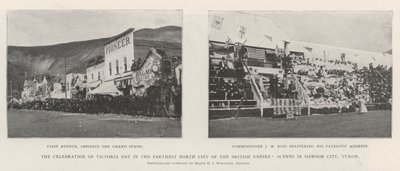 Victoria-päivän juhliminen Brittiläisen imperiumin kaukaisimmassa pohjoisessa kaupungissa, kohtauksia Dawson Cityssä, Yukonissa tekijältä English Photographer
