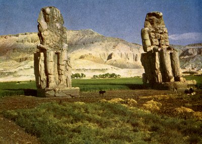 Memnonin kolossit lähellä Thebea, Egypti. tekijältä English Photographer