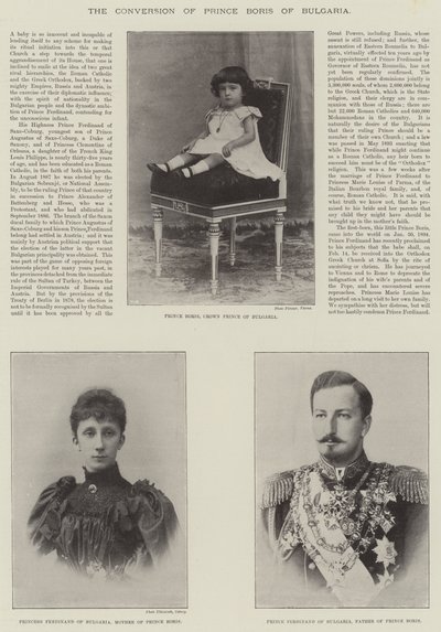 Bulgarian prinssi Borisin kääntymys tekijältä English Photographer