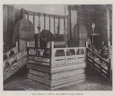 Kiinan kriisi, Throne Room, Peking tekijältä English Photographer