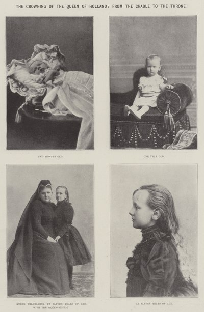 Hollannin kuningattaren kruunaus kehdosta valtaistuimelle tekijältä English Photographer