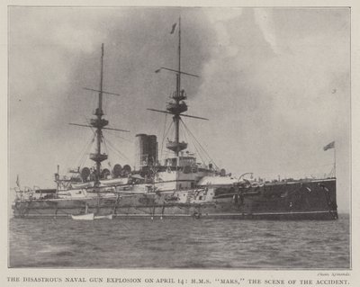 Katastrofaalinen laivaston aseräjähdys 14. huhtikuuta, HMS Mars, onnettomuuspaikka tekijältä English Photographer