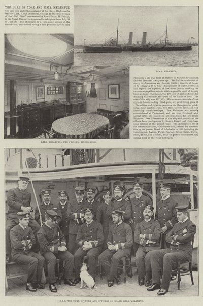 Yorkin herttua ja HMS Melampus tekijältä English Photographer