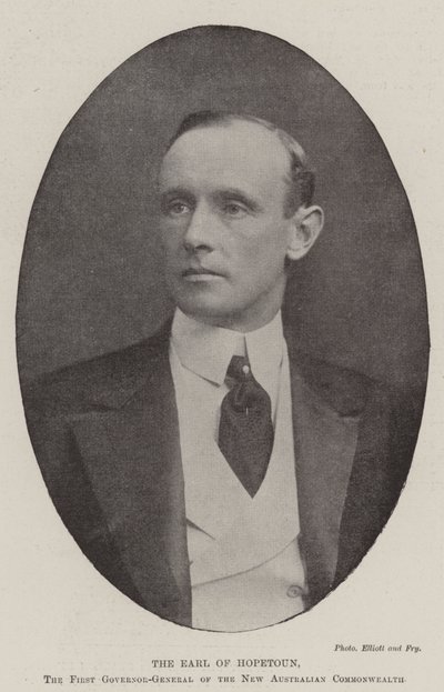 Earl of Hopetoun, Uuden Australian kansainyhteisön ensimmäinen kenraalikuvernööri tekijältä English Photographer