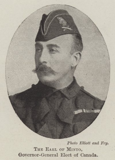 Earl of Minto, Kanadan kenraalikuvernööriksi valittu tekijältä English Photographer