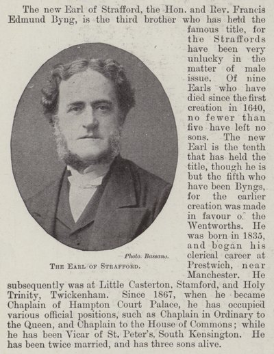 Earl of Strafford tekijältä English Photographer