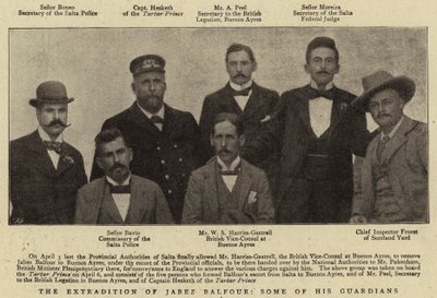 Jabez Balfourin, joidenkin hänen suojelijansa, luovuttaminen tekijältä English Photographer