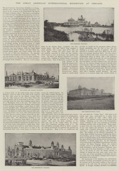 Suuri amerikkalainen kansainvälinen näyttely Chicagossa tekijältä English Photographer