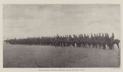 Hampshire Imperial Yeomanry, matkalla Etelä-Afrikkaan tekijältä English Photographer