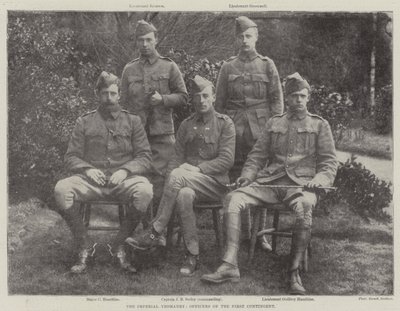 Keisarillinen Yeomanry, ensimmäisen kontingentin upseerit tekijältä English Photographer