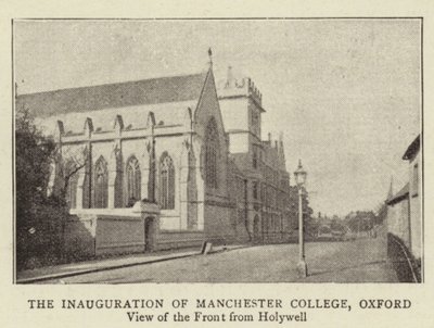 Manchester Collegen avajaiset, Oxford tekijältä English Photographer