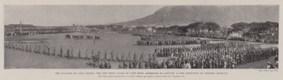 Invasion of Cape Colony, Kapkaupungin uuden kaupungin vartija kokoontui 12. tammikuuta kenraali Brabantin tarkastukseen tekijältä English Photographer