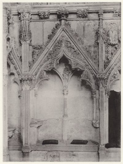 The Lady Chapel, Ely Cathedral: South Side, idästä, I (m/w kuva) tekijältä English Photographer
