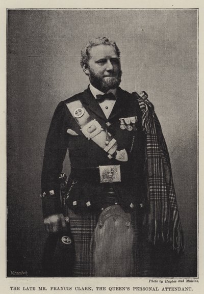 Edesmennyt herra Francis Clark, Queensin henkilökohtainen avustaja tekijältä English Photographer