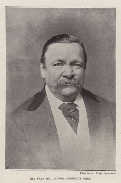 Edesmennyt herra George Augustus Sala tekijältä English Photographer