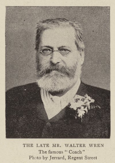 Edesmennyt herra Walter Wren tekijältä English Photographer