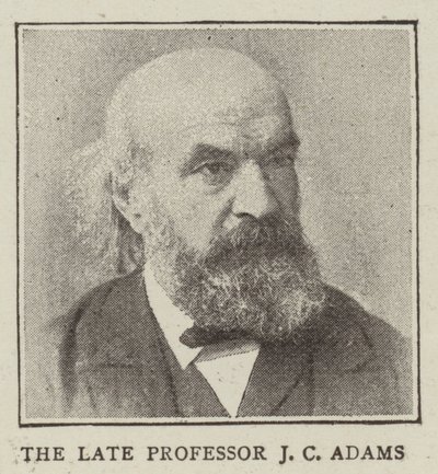 Edesmennyt professori J C Adams tekijältä English Photographer