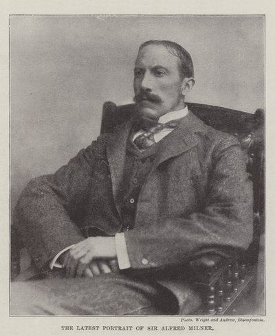 Sir Alfred Milnerin viimeisin muotokuva tekijältä English Photographer