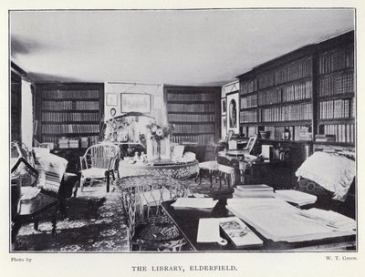 The Library, Elderfield (m/w kuva) tekijältä English Photographer