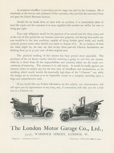 London Motor Garage Co tekijältä English Photographer