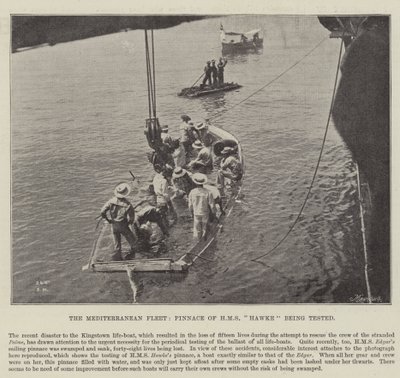 Välimeren laivasto, Pinnace of HMS Hawke testataan tekijältä English Photographer