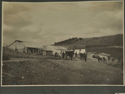 Mess, luultavasti Sound Ranging -koulutusasemalla, joka perustettiin Vogeesiin vuonna 1915 tekijältä English Photographer