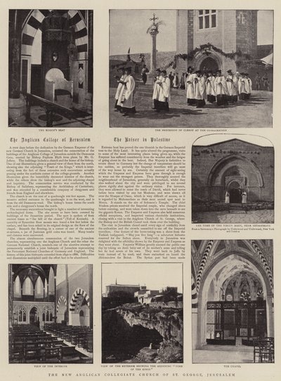 St Georgen uusi anglikaaninen kollegiaalinen kirkko, Jerusalem tekijältä English Photographer