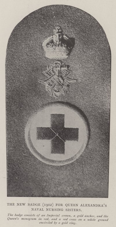The New Badge (1902) Queen Alexandras Naval Nursing Sisters tekijältä English Photographer
