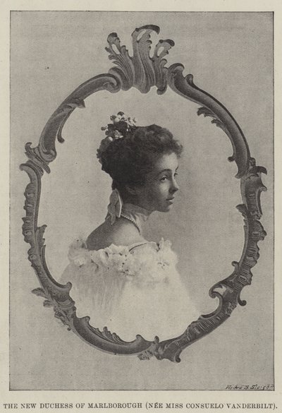 Marlboroughin uusi herttuatar (s. Miss Consuelo Vanderbilt) tekijältä English Photographer