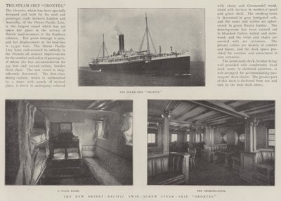 New Orient-Pacific -kaksoisruuvihöyrylaiva Orontes tekijältä English Photographer