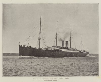 Pohjois-Saksan Lloyd-höyrylaiva Elbe tekijältä English Photographer