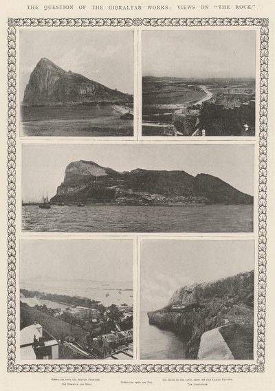 Gibraltarin teosten kysymys, näkymät kalliolle tekijältä English Photographer