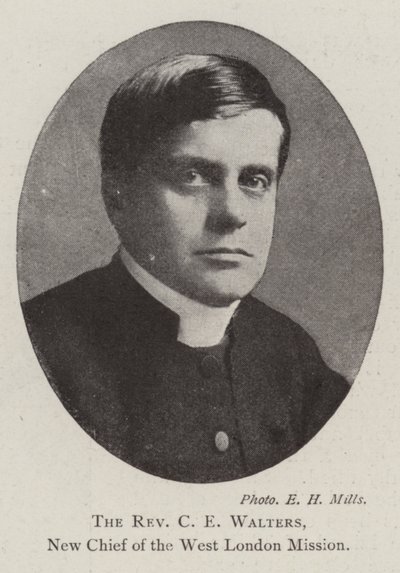 Pastori C E Walters, Länsi-Lontoon lähetystön uusi päällikkö tekijältä English Photographer