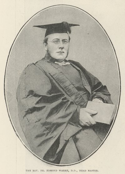 Pastori tohtori Edmond Warre, DD, päämestari tekijältä English Photographer