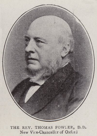 Pastori Thomas Fowler, DD tekijältä English Photographer