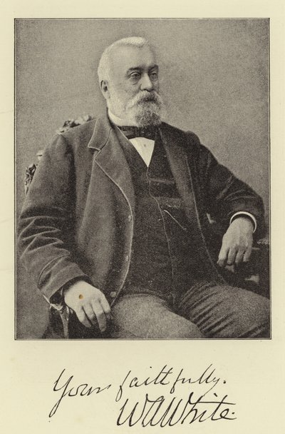 Oikea Sir William White, GCB, Hänen Majesteettinsa suurlähettiläs Turkissa tekijältä English Photographer