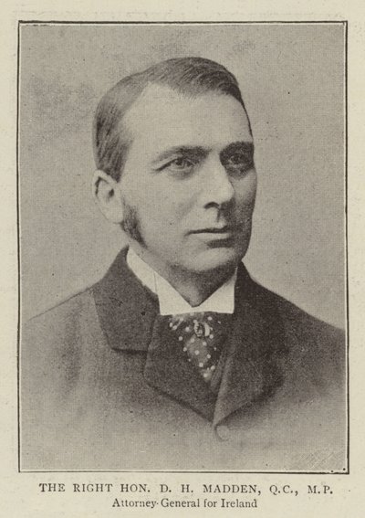 Oikea kunnia D H Madden, QC, MP tekijältä English Photographer