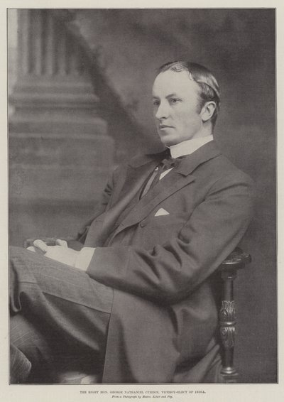 Oikea kunnia George Nathaniel Curzon, Intian varakuningas tekijältä English Photographer