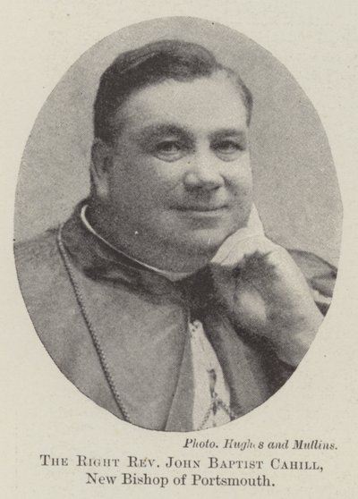 Oikea pastori John Baptist Cahill, Portsmouthin uusi piispa tekijältä English Photographer