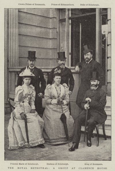 Royal Betrothal, ryhmä Clarence Housessa tekijältä English Photographer