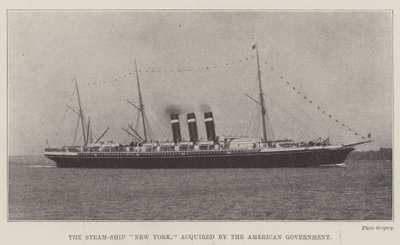 Steam-Ship New York, jonka Yhdysvaltain hallitus osti tekijältä English Photographer