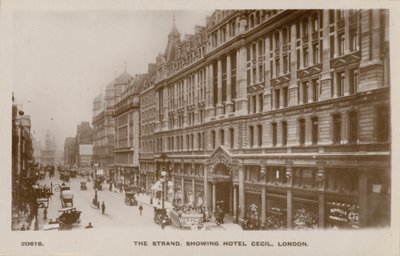 The Strand, Hotel Cecil, Lontoo (m/w kuva) tekijältä English Photographer