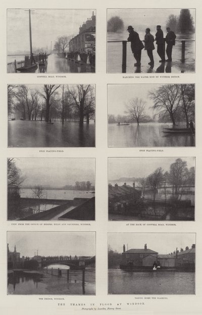Thames tulvassa Windsorissa tekijältä English Photographer