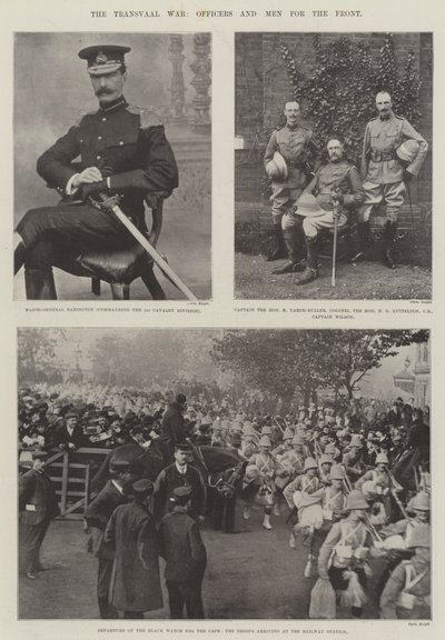 Transvaalin sota, upseerit ja miehet rintamalle tekijältä English Photographer