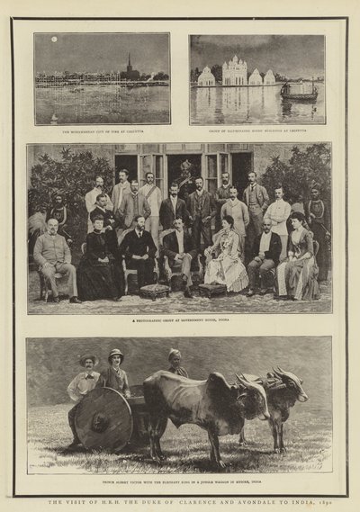 Clarencen ja Avondalen herttua HRH:n vierailu Intiaan, 1890 tekijältä English Photographer