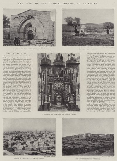 Saksan keisarin vierailu Palestiinassa tekijältä English Photographer