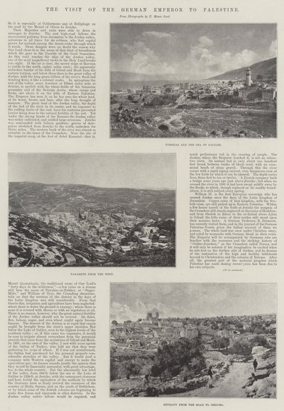 Saksan keisarin vierailu Palestiinassa tekijältä English Photographer