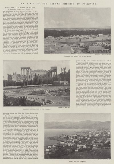 Saksan keisarin vierailu Palestiinassa tekijältä English Photographer