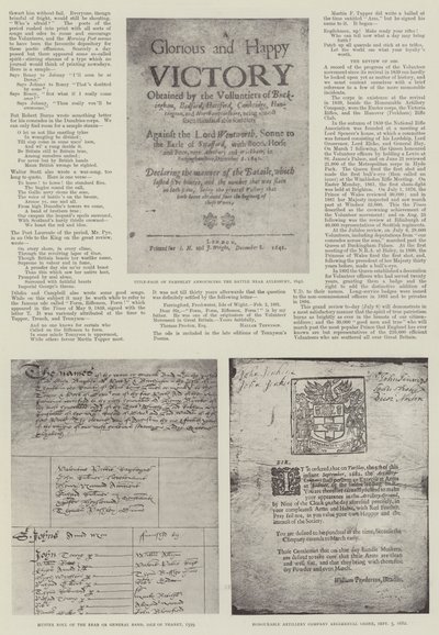 Vapaaehtoisten satavuotisjuhla, 1799-1899 tekijältä English Photographer