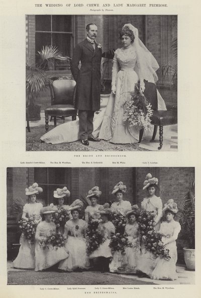 Lord Crewen ja Lady Margaret Primrosen häät tekijältä English Photographer